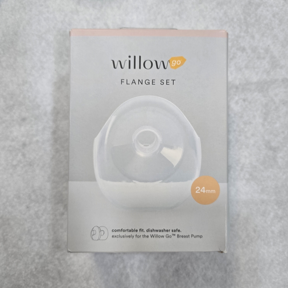 Willow Clear Flanges with Pink and Mint Accents